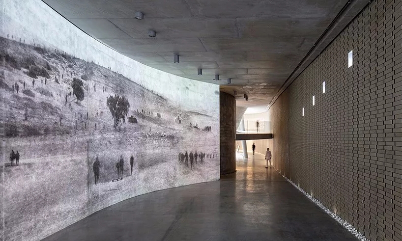 用自然光线照亮整个室内——以色列烈士纪念馆设计